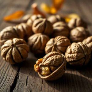 Walnüsse stellen eine wertvolle Quelle für Omega-3-Fettsäuren dar und tragen somit in besonderem Maße zu einer ausgewogenen und gesunden Ernährung bei. Diese mehrfach ungesättigten Fettsäuren sind essenziell für den menschlichen Organismus, da sie zahlreiche positive Effekte auf die Gesundheit haben können. Insbesondere fördern Omega-3-Fettsäuren die Herz-Kreislauf-Gesundheit, unterstützen die Funktion des Gehirns und wirken entzündungshemmend. Durch den regelmäßigen Verzehr von Walnüssen können Sie daher einen wichtigen Beitrag zur Deckung Ihres Bedarfs an diesen wichtigen Nährstoffen leisten. Aufgrund ihres hohen Gehalts an Alpha-Linolensäure, einer pflanzlichen Form der Omega-3-Fettsäuren, eignen sich Walnüsse besonders gut als pflanzliche Alternative zu Fischöl und anderen tierischen Quellen. Somit sind sie eine empfehlenswerte Ergänzung in einer gesundheitsbewussten Ernährung.